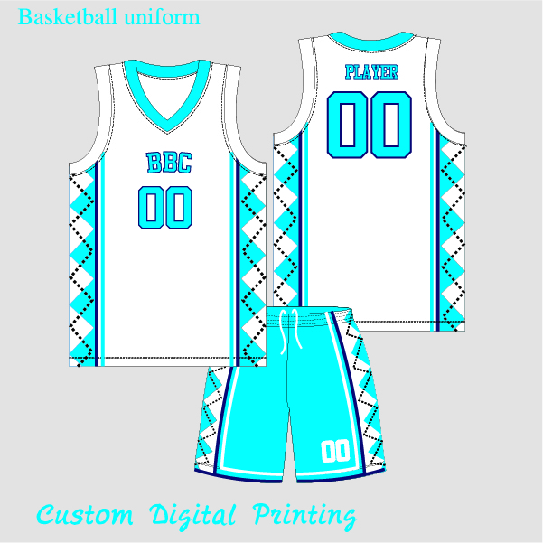 CUSTOM  SUBLIMATION BASKETBALL SUIT JERSEY