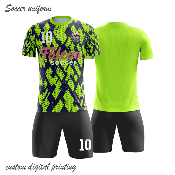 custom digital printing soccer uniform